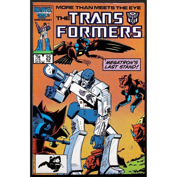 Marvel Other - Marvel Transformers Comic Book #25 Megatron's Last Stand 1st app. Predacons